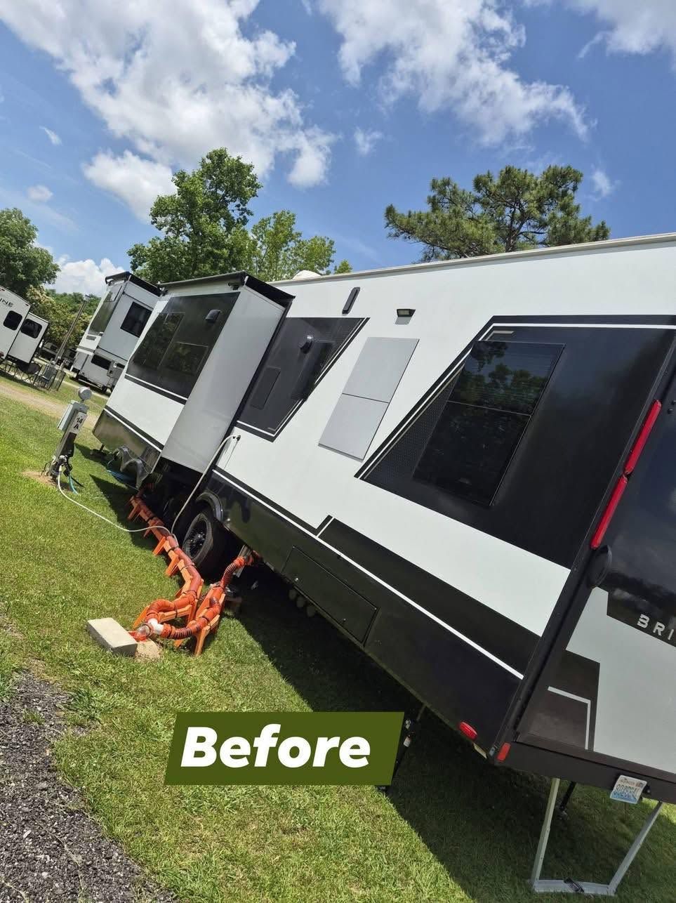 Before and after - before