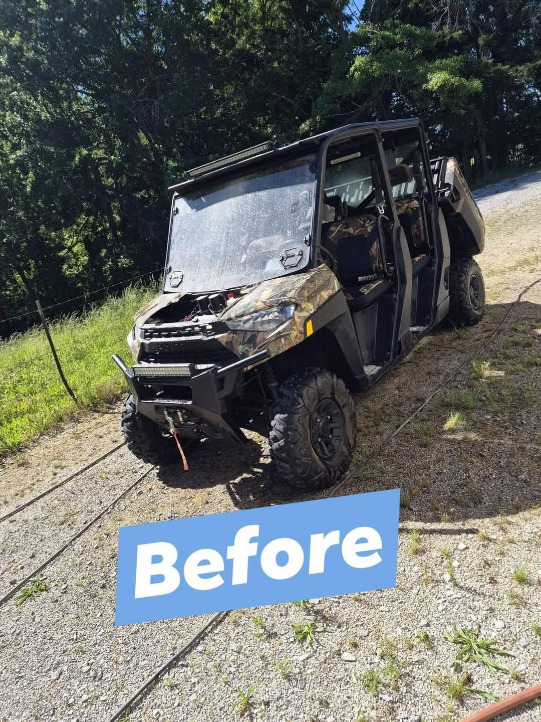 Before and after - before
