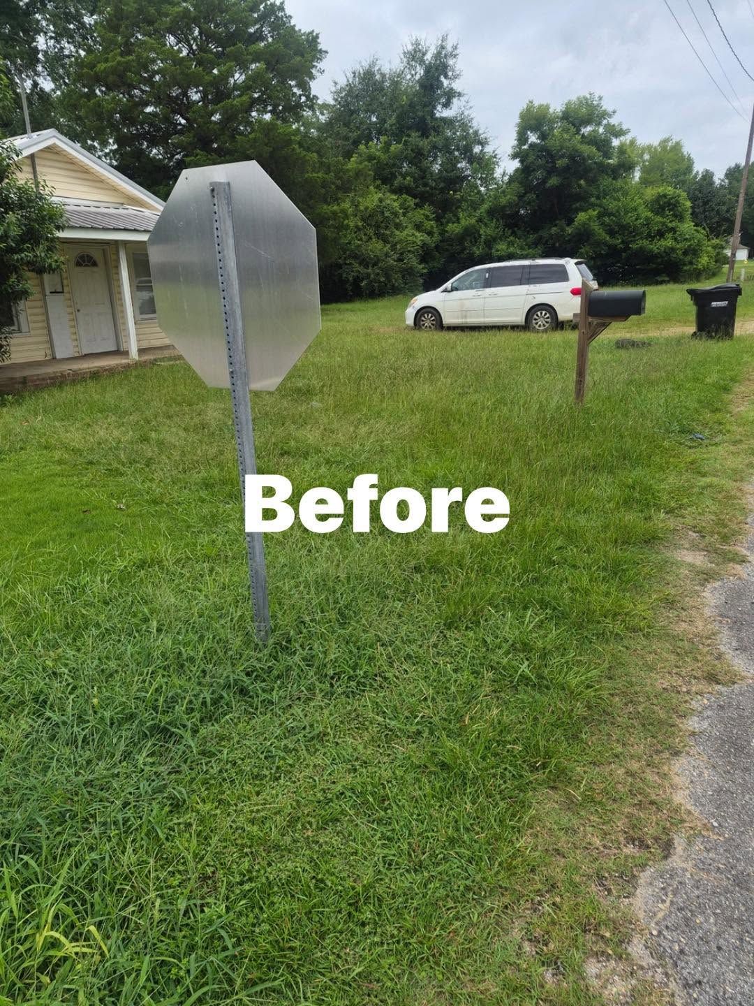 Before and after - before